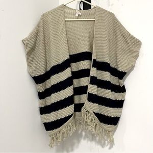 Womens Say What? Open front cardigan. One size.